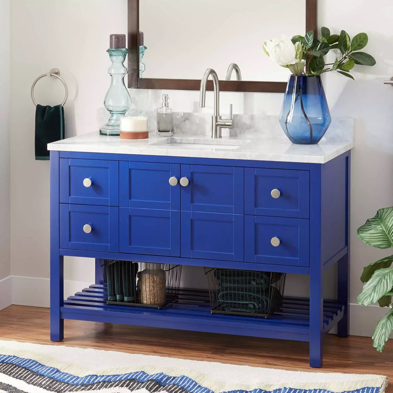 Signature Hardware Everett 49" Single Bathroom Vanity Wayfair